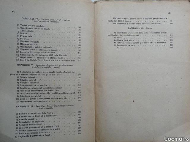 Cazacu, Moldova dintre Prut si Nistru , 1812 - 1818 , interbel.