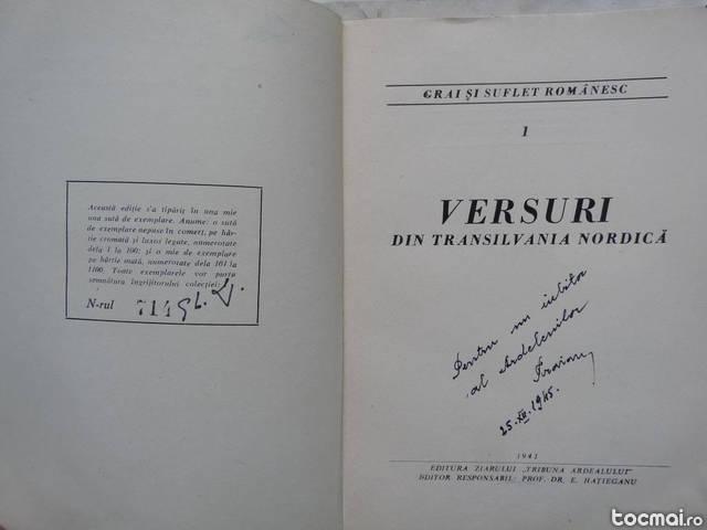 Grai si suflet romanesc , Kolozsvar , 1941 , Dictatul