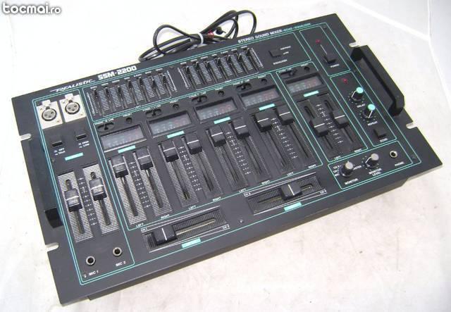 Realistic ssm- 2200 stereo sound mixer