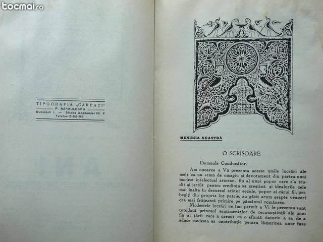 Siruni , Anuar de cultura armeana , 1941