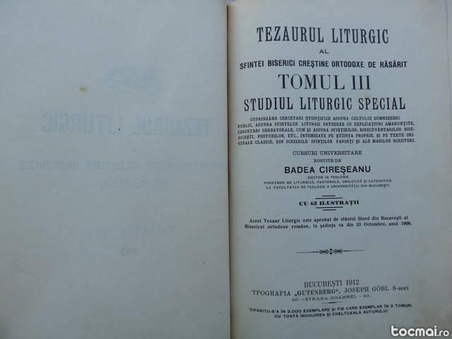 Tezaurul liturgic al Sfintei Biserici Crestine , 1912