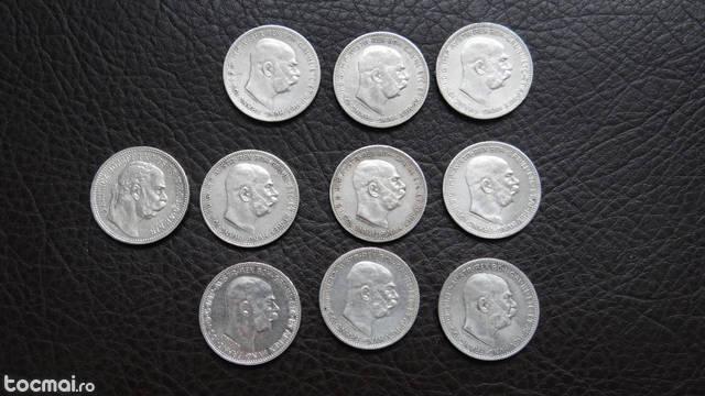 10 koroane Monede argint Austria