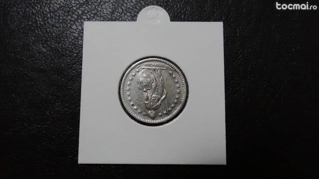 Moneda de argint 1 Franc Elvetia 1928