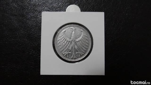 Monede Argint 5 DM 1951 si 1957 Germania