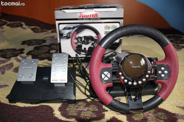 Volan Hama Thunder V5 Racing Wheel pentru PS3