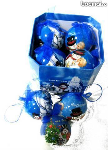 Set 8 globuri pentru brad