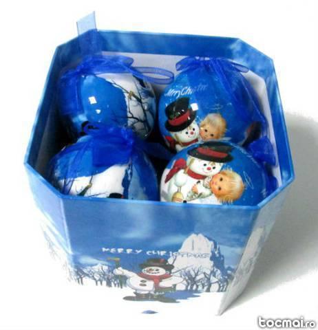 Set 8 globuri pentru brad