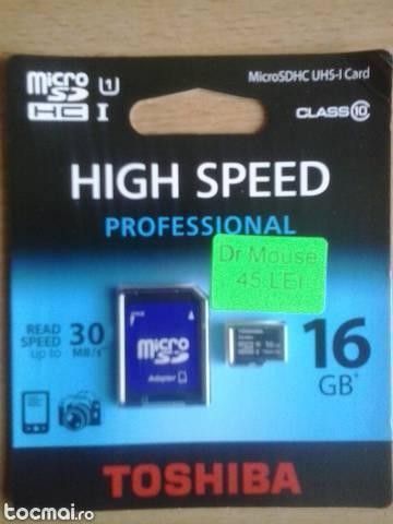 Card microSDHC 16GB Toshiba