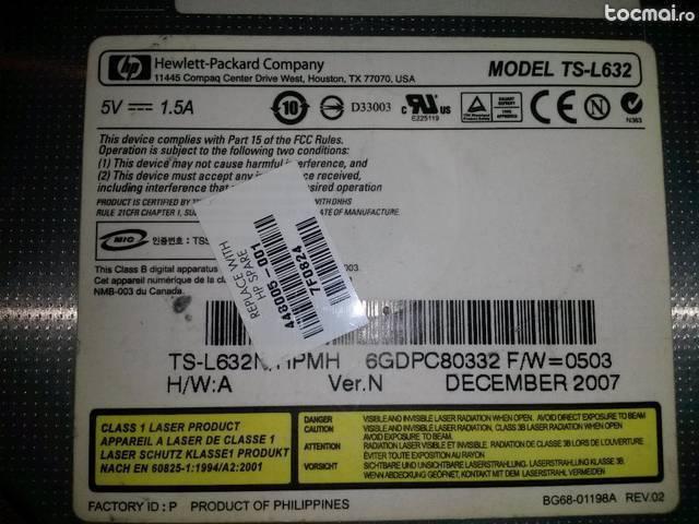 Dvd- Rw laptop ide hp model TS- L632