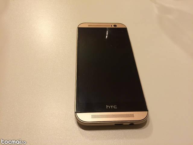HTC One M8 Gold + husa DotView