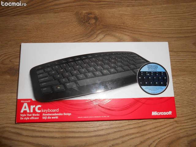 Kit tastatura si mouse wireless Microsoft Arc