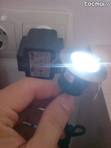 Spot iluminat cu 2 led- uri(2buc si transformator pt ele)