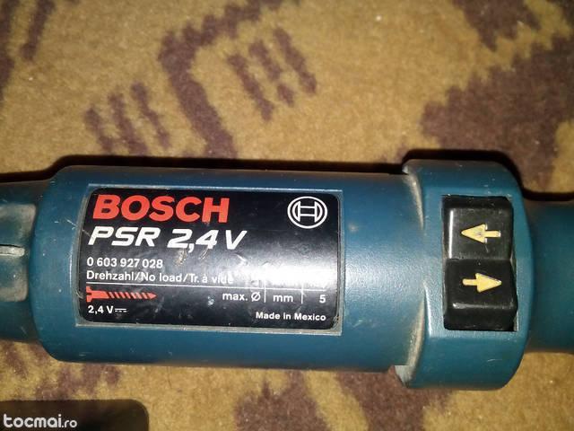 surubelnita electrica Bosch 2. 4V cu incarcator