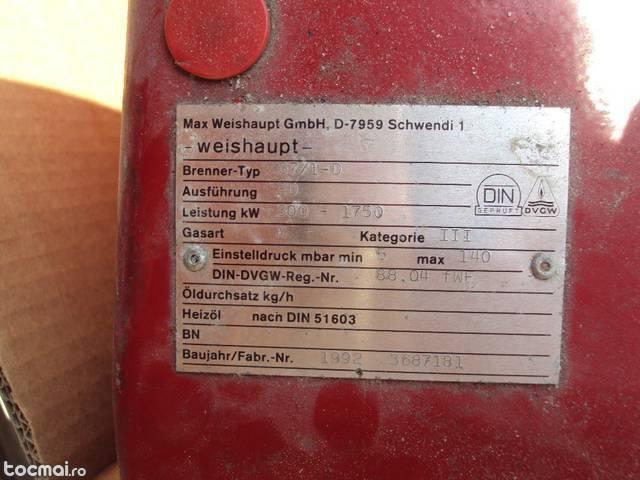 arzator weishaut G7/ 1- D 1750KW GAZ