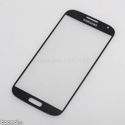 Geam Sticla Fata Samsung I9500 Galaxy S4 Negru Original