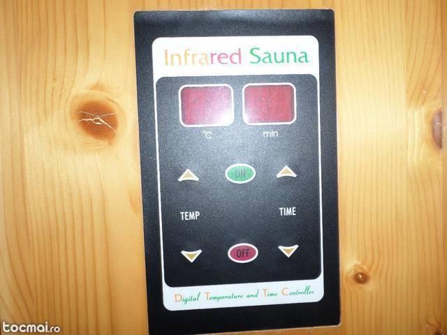Sauna uscata cu infrarosu, 2 persoane - Infrasauna