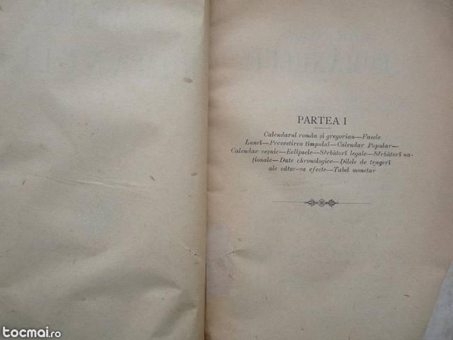 Almanachul Romanului pe anul 1891 , Bucuresti , 1891