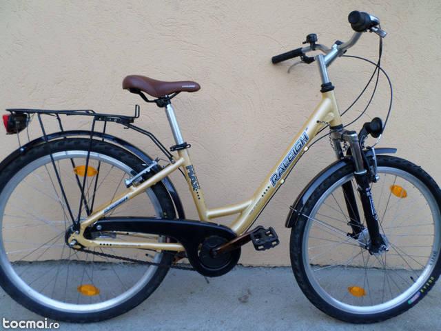 Bicicleta Raleigh aluminiu, roti 26 inch