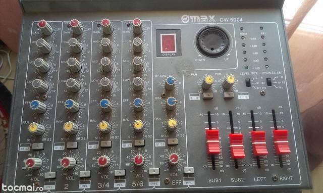 Mixer audio amplificat 2x150W
