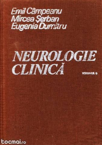 Neurologie clinica volumul ii de emil campeanu