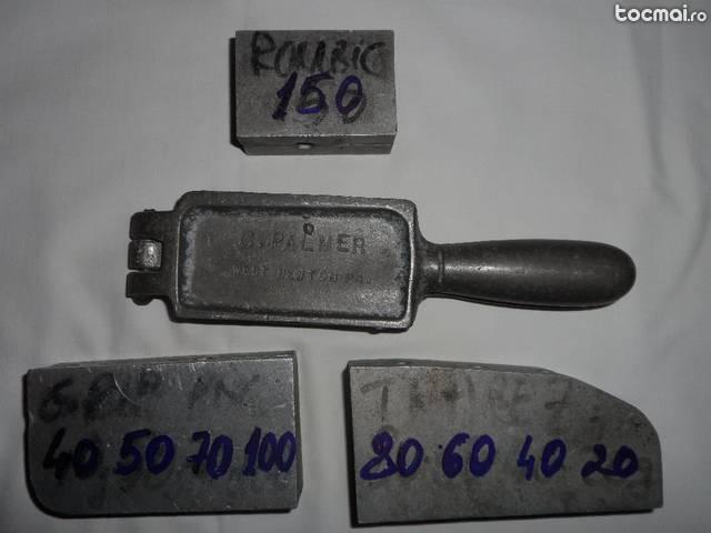 Pachet de 4 matrite plumbi de pescuit