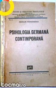 Psihologia germana contemporana de Nicolae Margineanu