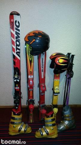 ski+clapari+bete+casca