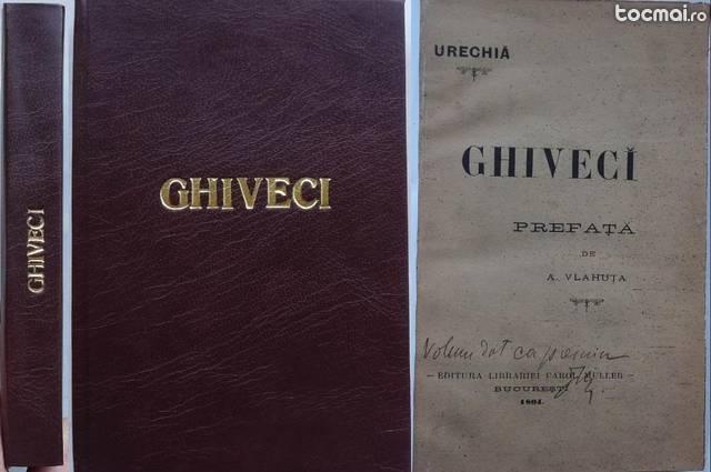 Urechia , Ghiveci , culegere de articole , 1894 , ed. 1