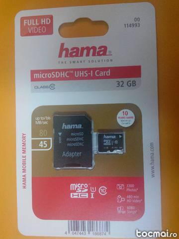 Card de memorie Hama Micro- SDHC 32GB+ Adaptor