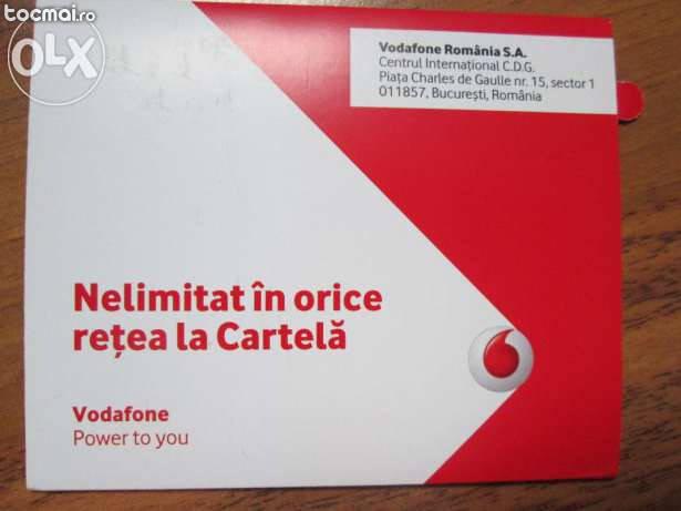 Cartela Vodafone 4€ pe luna