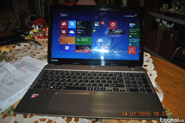 Laptop TOSHIBA 15. 4 HD Quad Core A6 2 Ghz Ultra SLIM