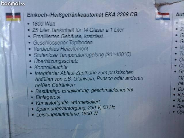 oala de fiert vin porumb sau cafea, 25L - profesionala