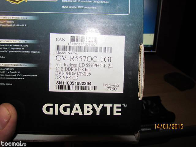 Placa video gigabyte hd5570 iesire hdmi