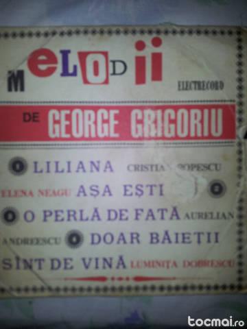 Disc vinil - Melodii de George Grigoriu
