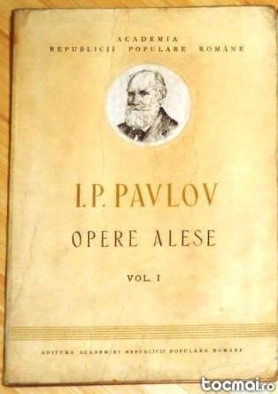 Opere alese volumul i 1 de i. p. pavlov 1951