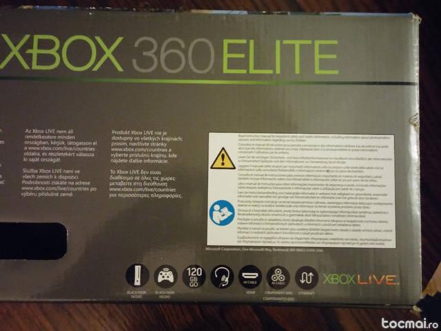XBox 360 Elite 120GB + 16 jocuri