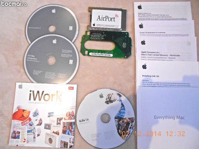 accesorii imac ios apple cd iwork airport