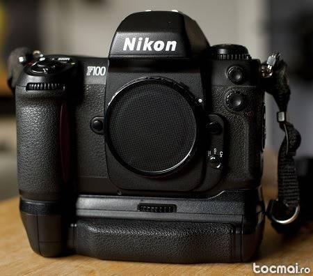 Nikon f100 + grip nikon mb- 15 high power pack