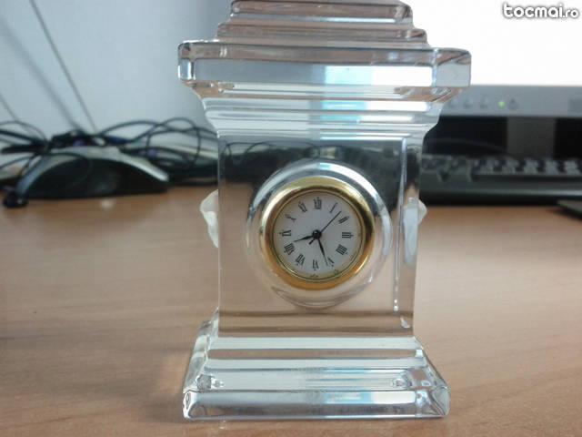 Ceas - versace rosenthal treasury mini clock - original