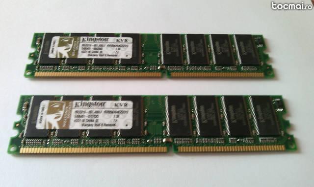 1 Gb ram DDR1 (2 x 512 Mb) 266 Mhz / Kingston / dual chanell