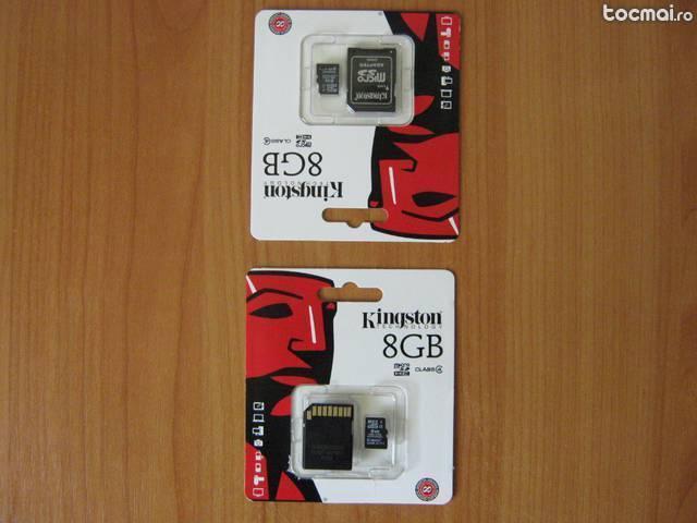 Card SD / MicroSD nou sigilat de 8 Gb pt. foto si video !!!