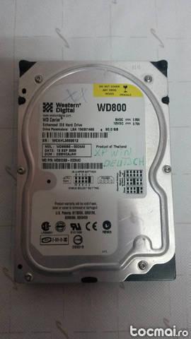 Hard Disk Western Digital Caviar 80Gb IDE in stare buna !!!