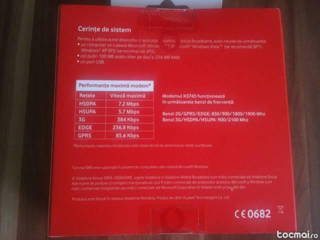 Modem USB K3765 + Cartela Internet Vodafone