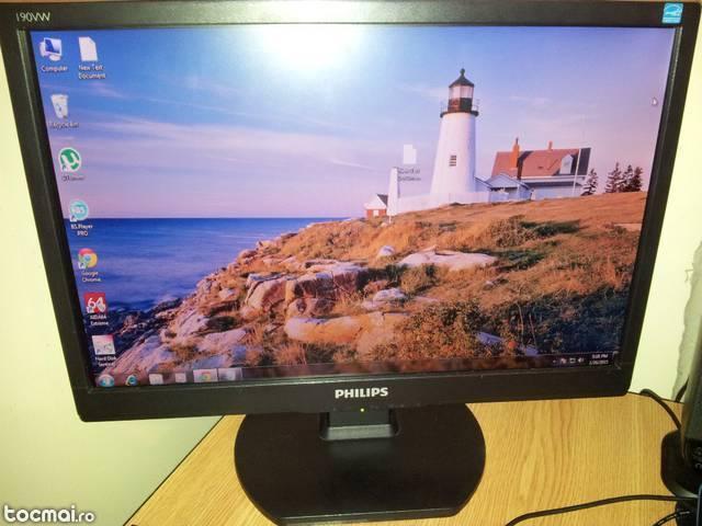Monitor LCD Philips 19. 1 inch Widescreen 5 ms
