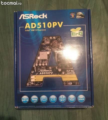 Placa de baza ASRock AD510PV / CPU integrat Intel Atom D510