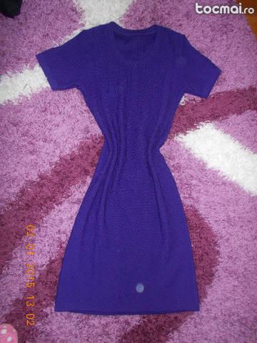 rochie mov/ violet tricotata eleganta