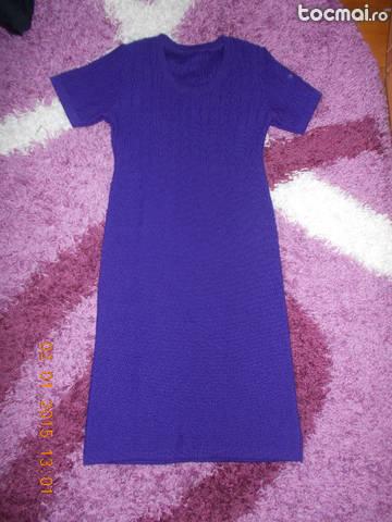 rochie mov/ violet tricotata eleganta