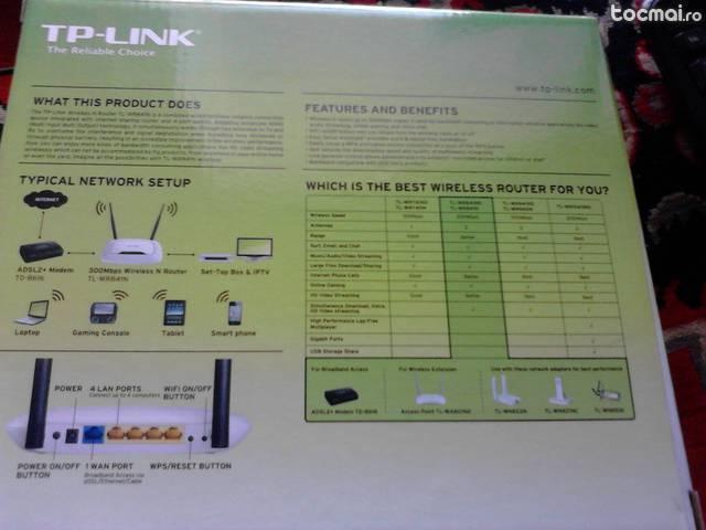 Router Router wireless TP- Link TL- WR841N