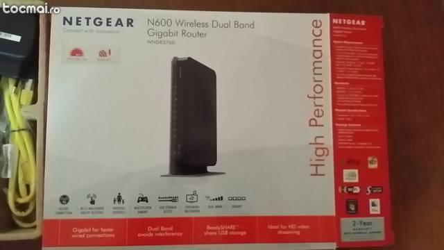 Router WIFI Netgear N600 WNDR3700 Dual Band Gigabit