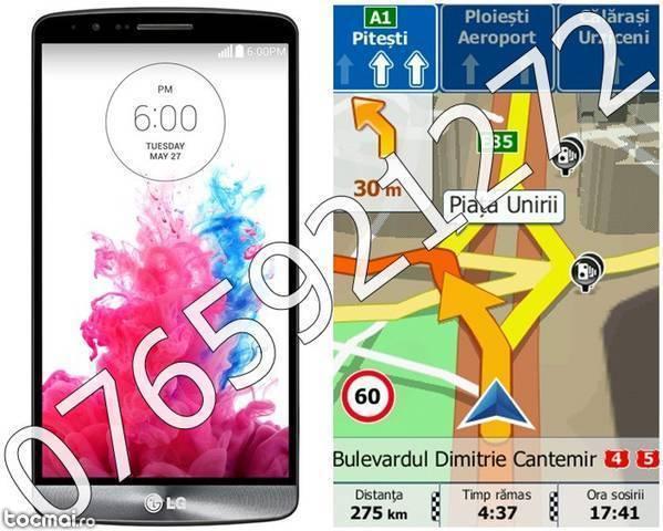 Soft navigatie GPS Android IGO primo LG G3 Harti 2015